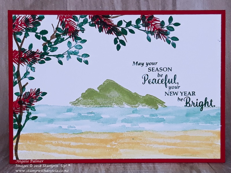 Pohutukawa Tree Card - New Zealand Christmas Tree