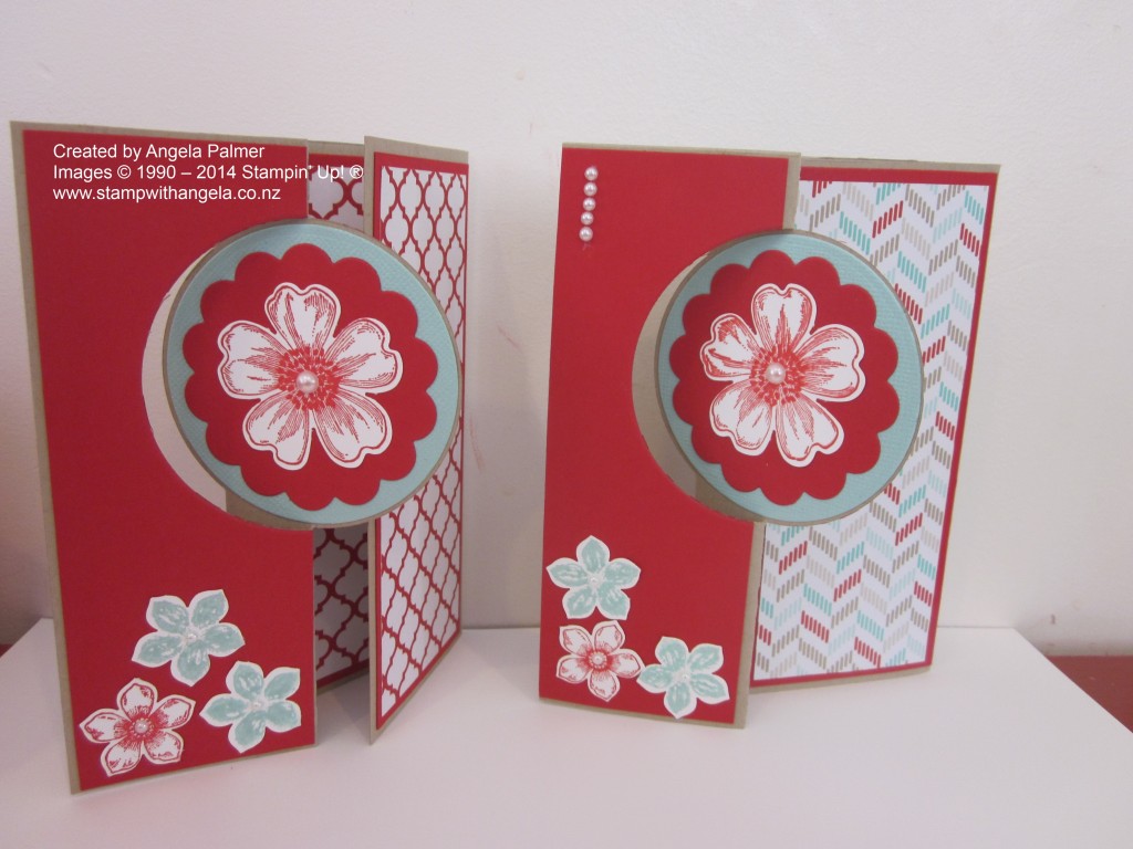 Thinlit Circle Cards with Extended Flap