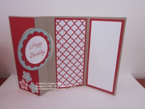 IMG_4713 Thinlit Circle Card with extended flap using Fresh Prints DSP inside 2