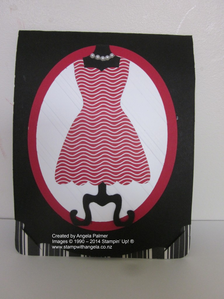 Pop 'n Cuts Summer Dress Card - front