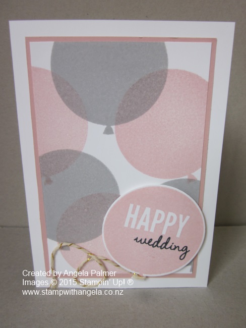 Celebrate Today wedding card in blushing bride and smoky slate