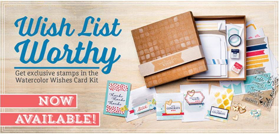 Watercolor Wishes Card Kit