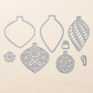 Holiday Delicate Ornaments Thinlits Dies