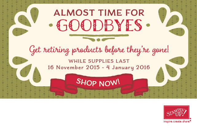 Retiring Holiday products Nov 2015
