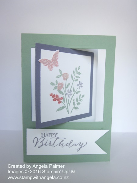 Pop Out Swing Card, Number of Years, Flowers