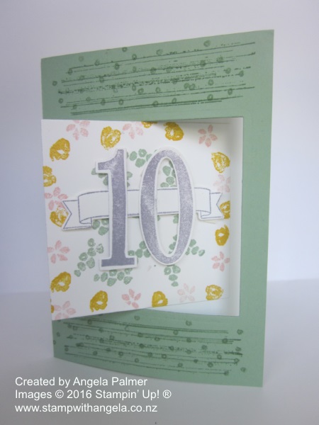 Pop Out Swing Card, Number of Years, 