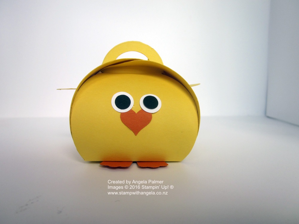 Curvy Keepsake Easter Chick Treat Box