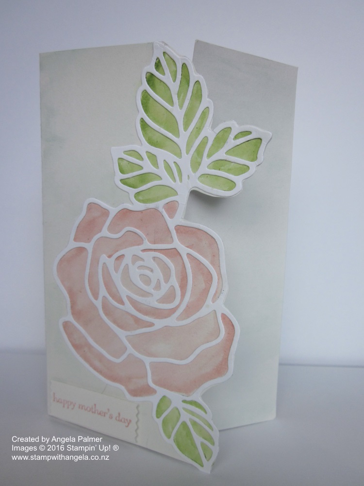 Rose Wonder Gate Fold Card in Blushing Bride