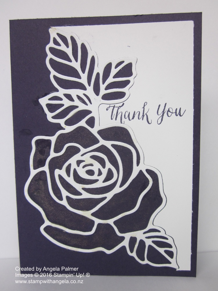 Rose Garden Thinlit Card