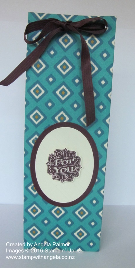 Bohemian Desinger Series Paper Tall Bagm Gift Bag Punch Board