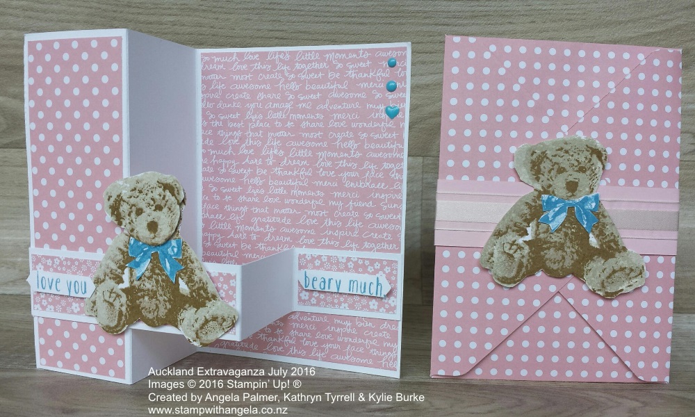 Baby Bear Z Fold Card