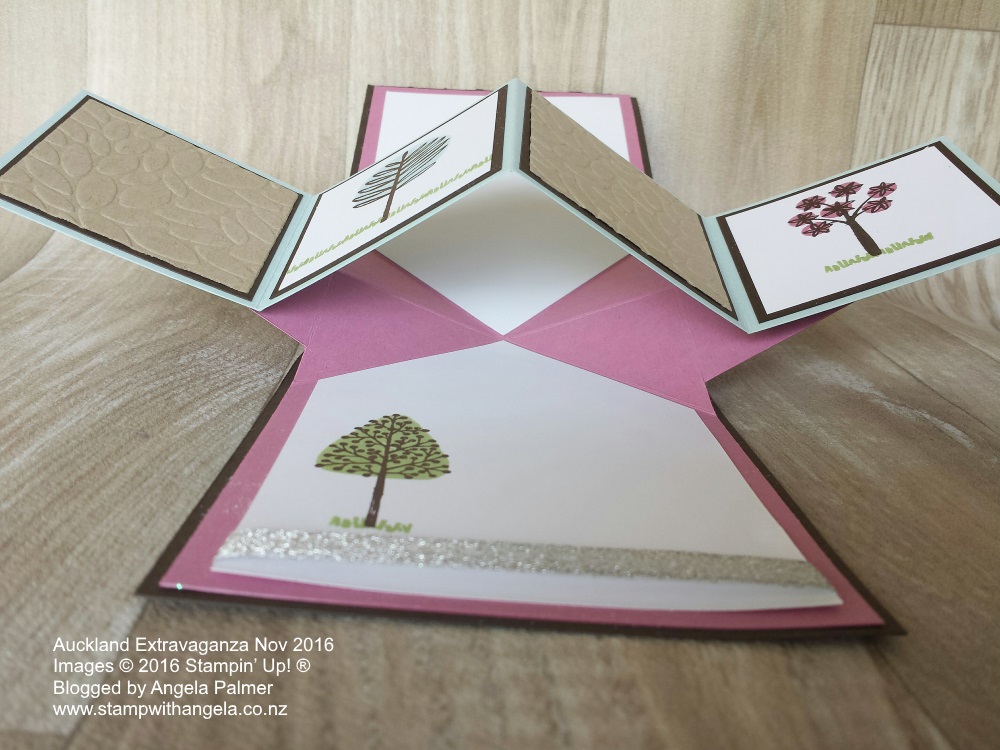 Extravaganza, Totally Trees, Pop Up Card, Unique fold Christmas card