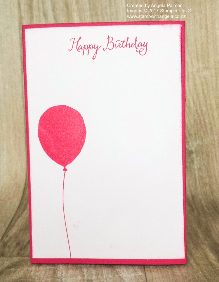 Balloons Gate Fold Peek-a-boo Card
