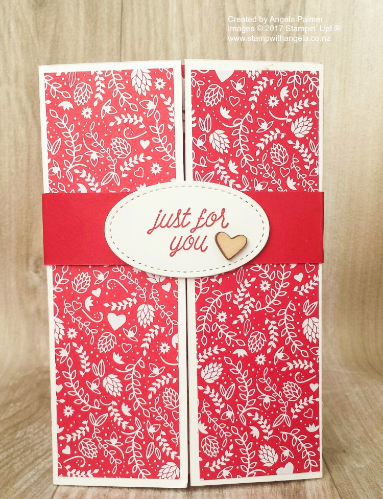 Sending Love Gate Fold Shutter Card 