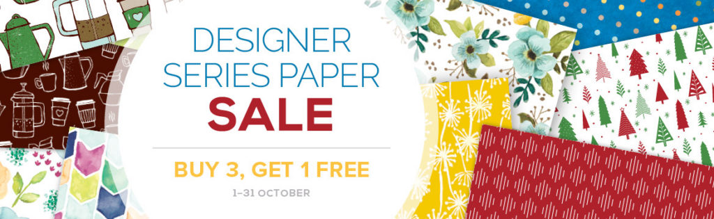 October, Designer Series Paper Sale