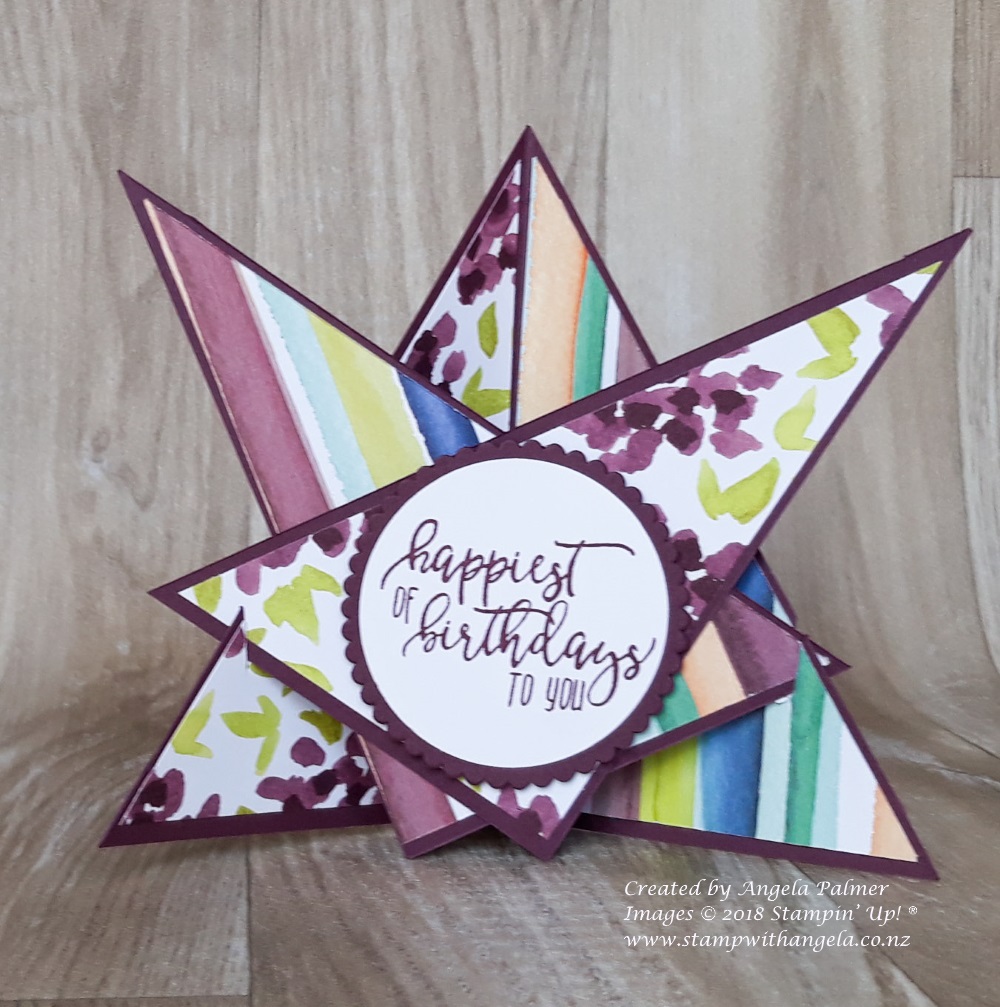 star shaped card, naturally eclectic