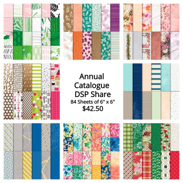 Annual Catalogue Share, Designer Series Paper