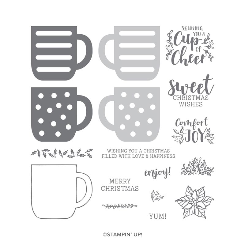 Cup of Christmas, reversible stamps