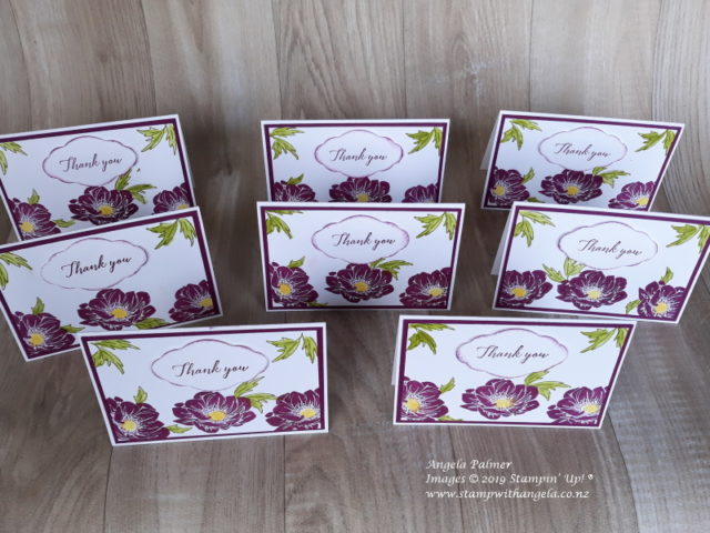 Floral Essence Thank You Note Cards for my customers