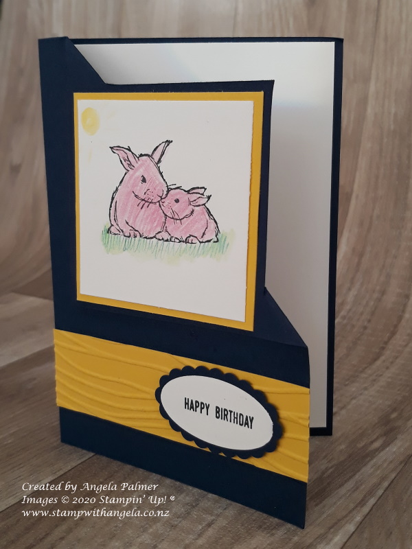 Rabbit Corner Fold Card