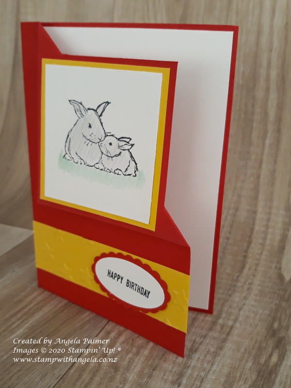 Rabbit Corner Fold Card