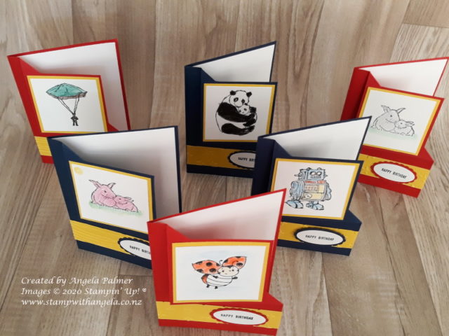 Simple and effective kids card, Corner Fold Card