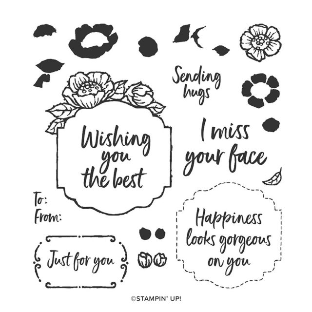 Tags In Bloom Photopolymer Stamp Set