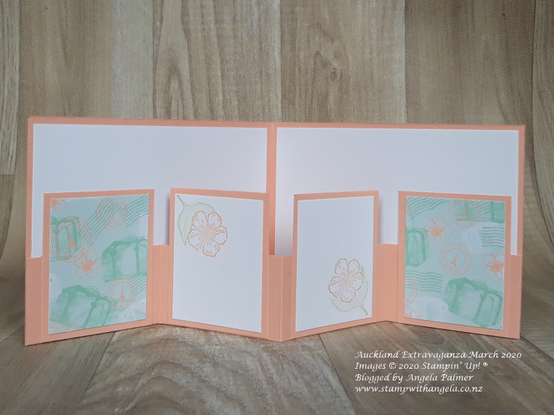 forever blossoms fancy fold card