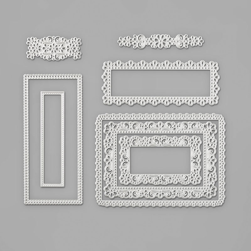 ornate layers dies, best cut with rectangle dies.
