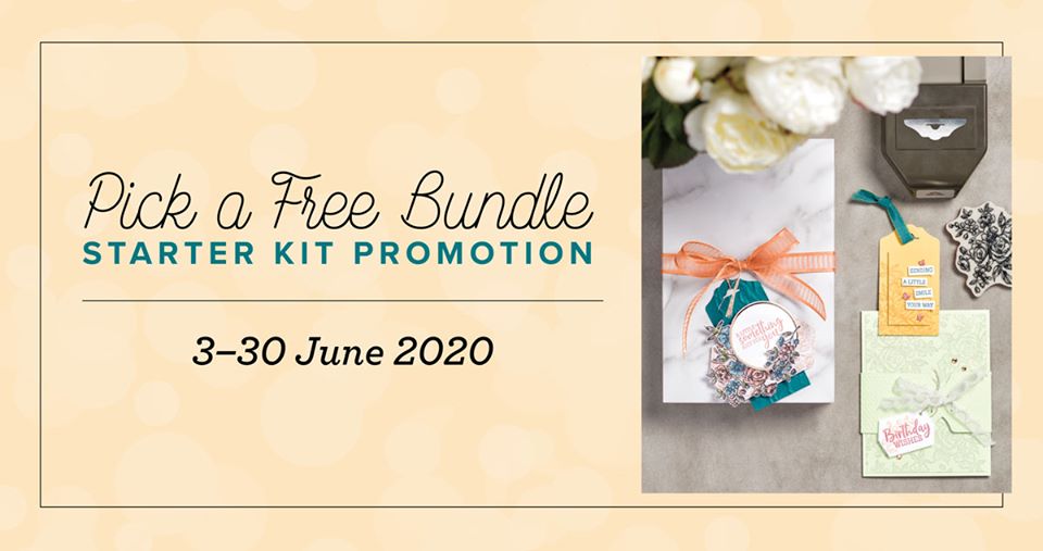 pick a free bundle, join stampin up