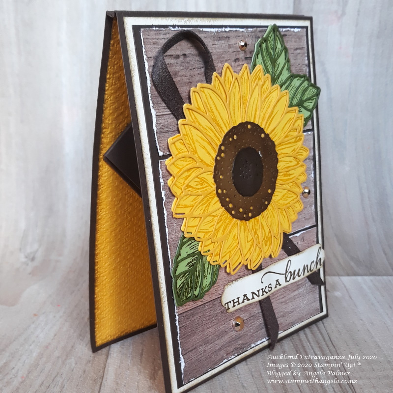 celebrate sunflower surprise card