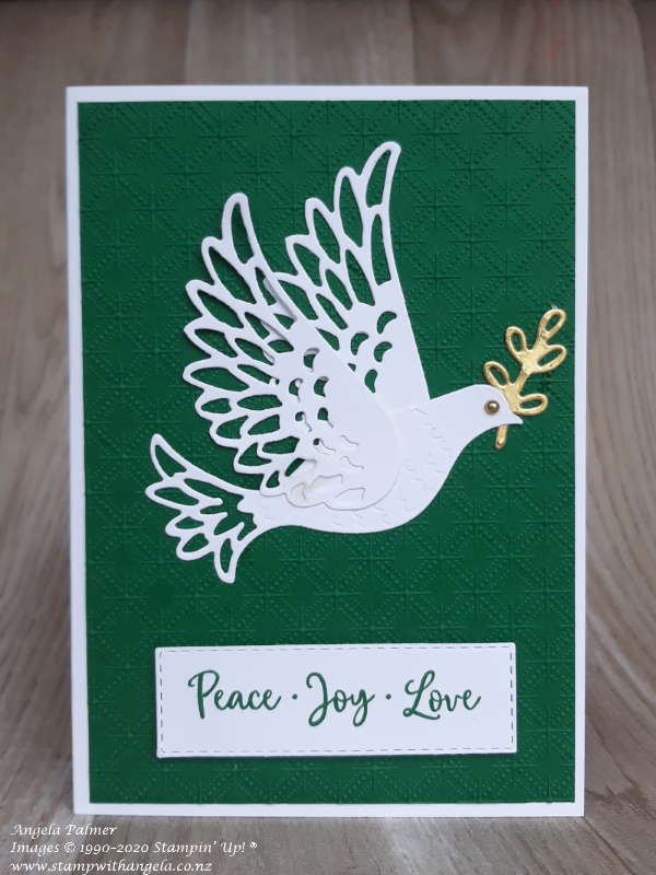 dove christmas card