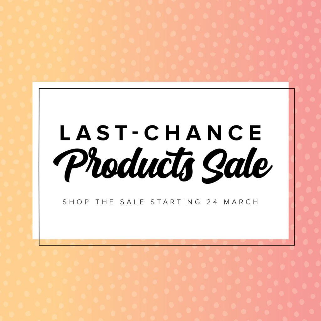 Last Chance Products Sale