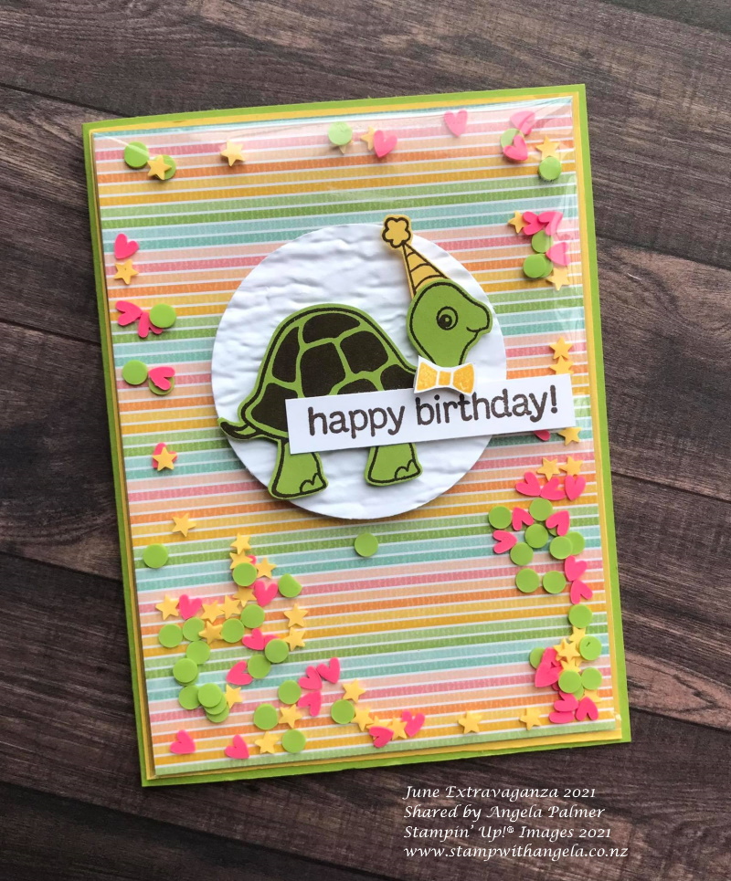 Turtle Shaker Wheel Reveal Card