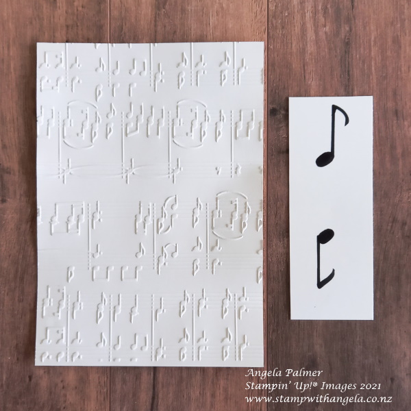 Sheet Music Embossing Folder