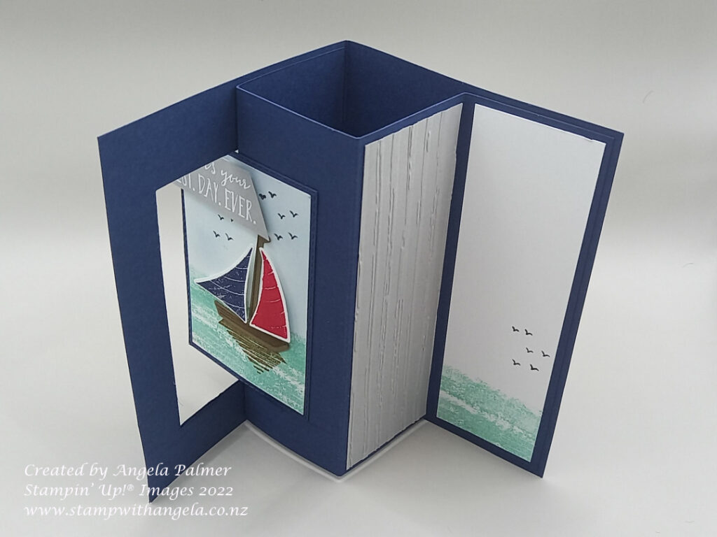 Sailboat Pop Out Swing Card