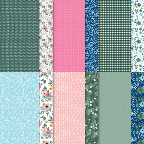 fitted florets designer series paper