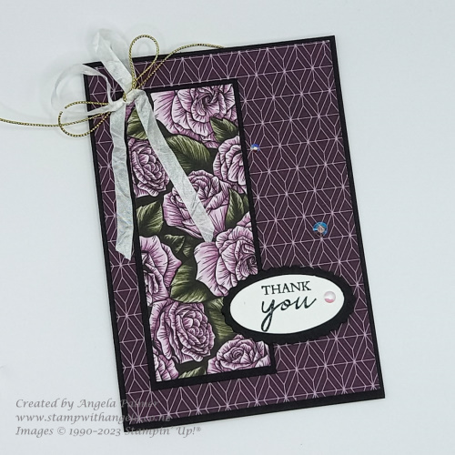 Card Sketch in Blackberry Bliss