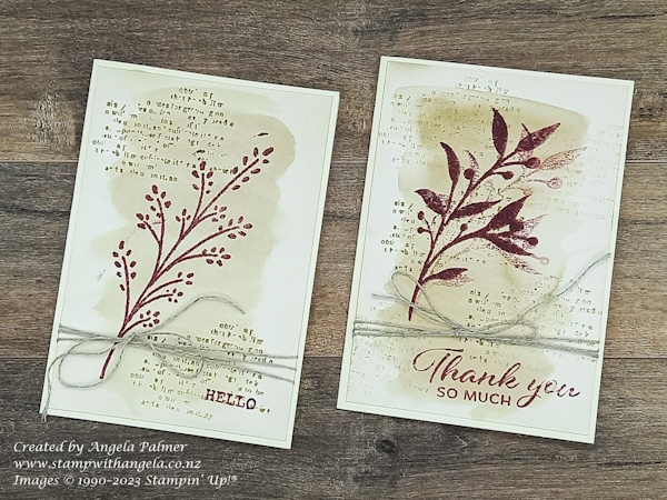 Gorgeously Made Note Cards, Moody Mauve