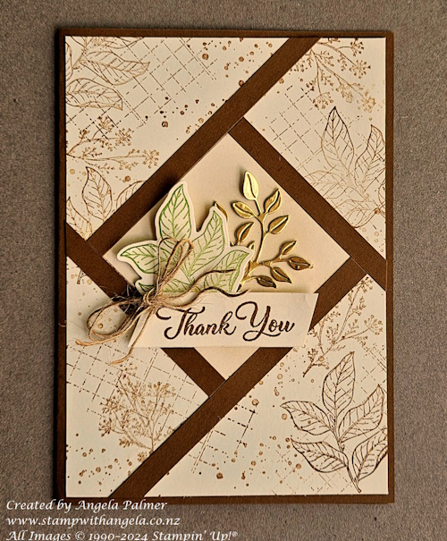 faux shutter card, notes of nature
