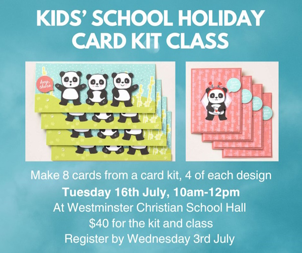 School Holiday Card Kit Class