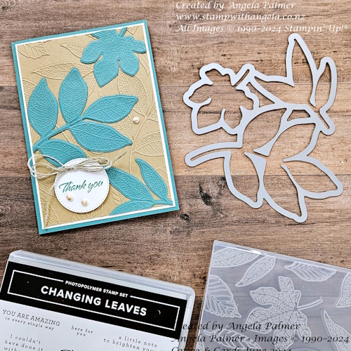 Changing Leaves Hybrid Embossing Folder