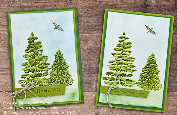 Evergreen Tree Card