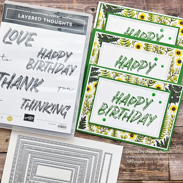 Layered Thoughts Textured Cards – Stylish and Simple Card Ideas